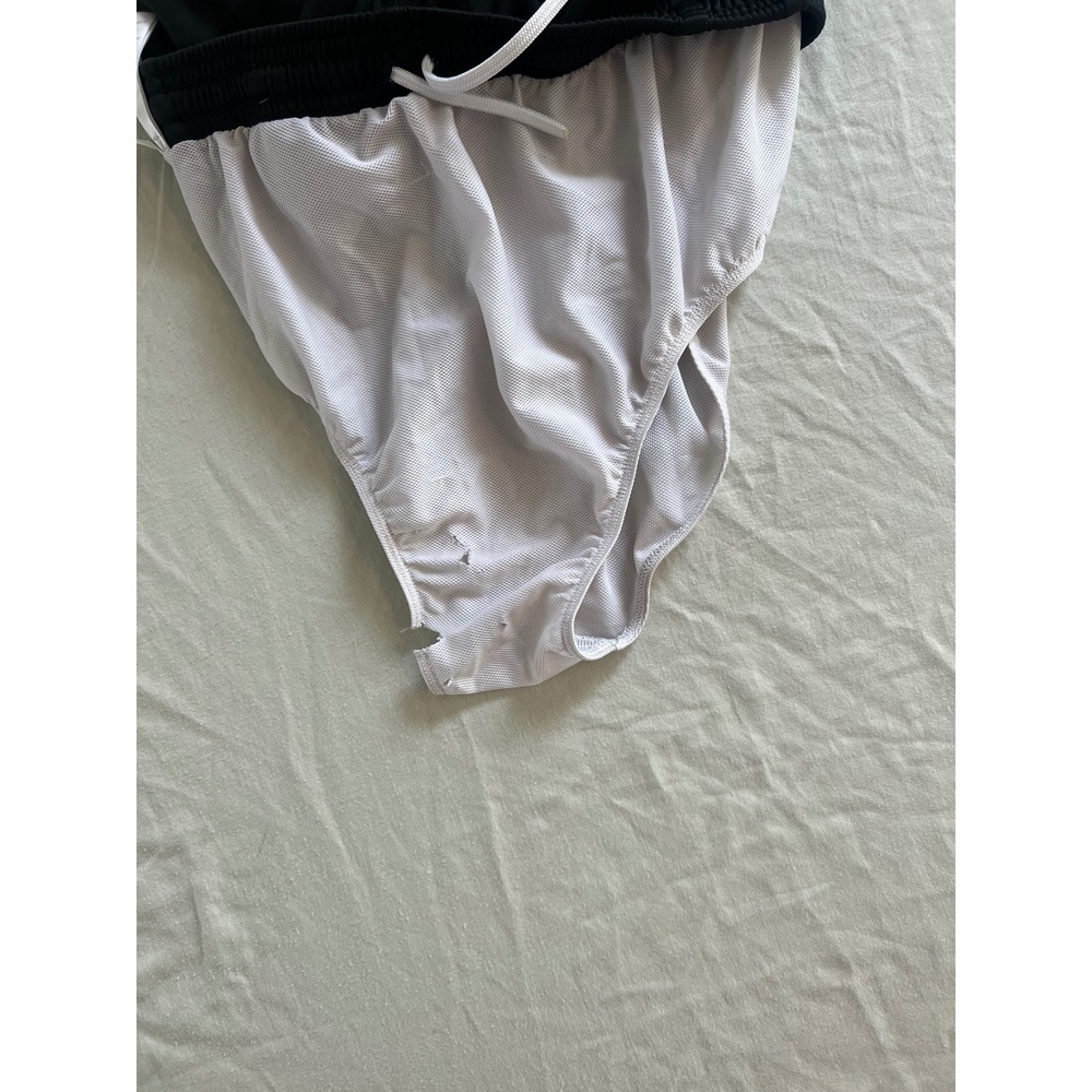Adidas Climalite Running Shorts Black White Athletic Lined Women's M - Picture 5 of 7
